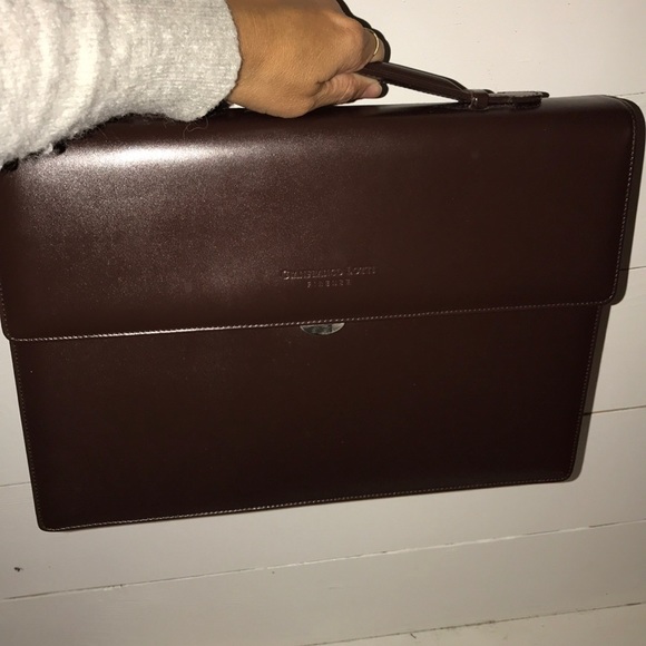 Vintage Gianfranco Lotti mini attaché brown - Picture 8 of 8